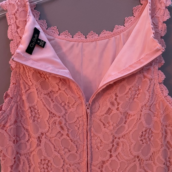 City Studio Lace Fit and Flare Dress - Picture 5 of 6